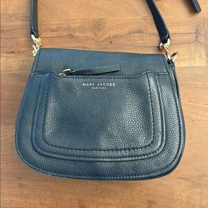 Marc Jacobs Black Leather Shoulder/Cross Body Bag